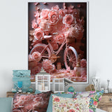 Bicycle Rose Reverie - Bicycle Canvas Wall Art