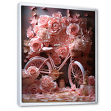 Bicycle Rose Reverie - Bicycle Canvas Wall Art