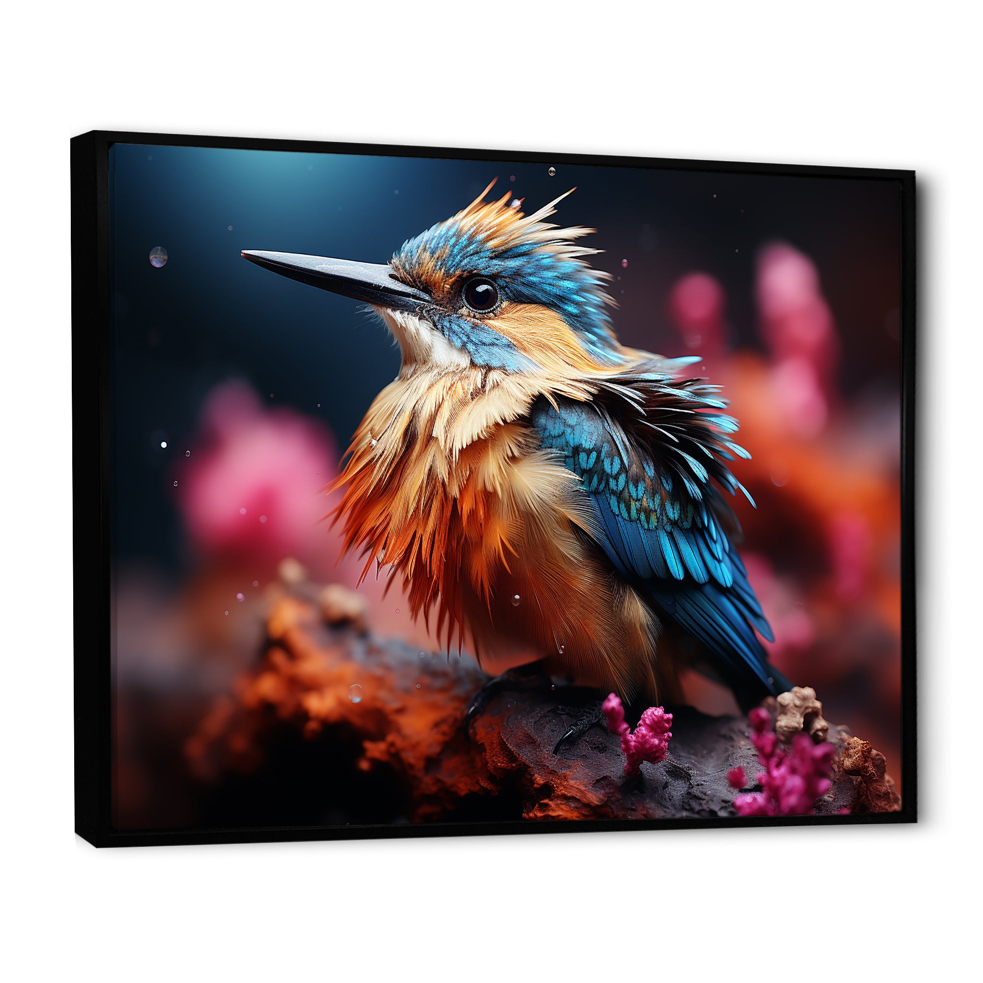 Cosmic Hues Infuse The Birds - Bird Wall Decor