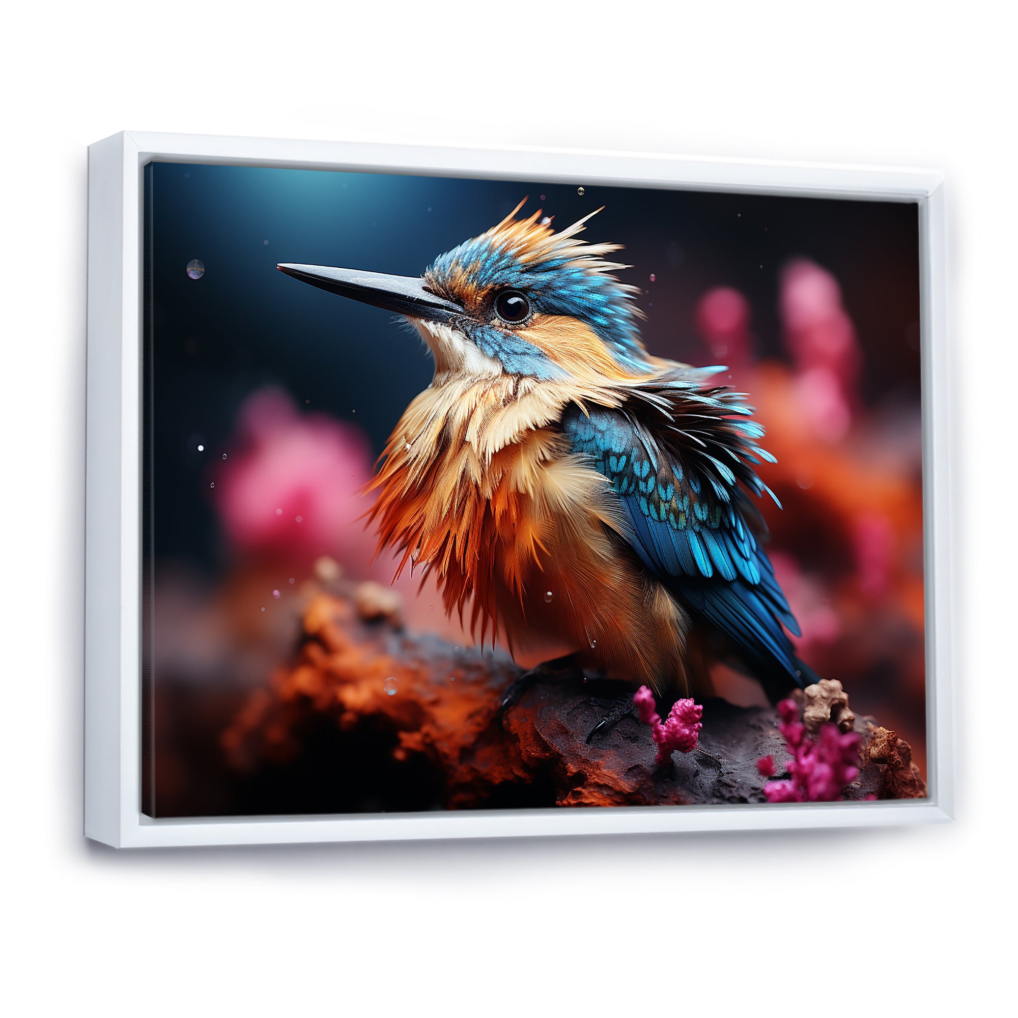 Cosmic Hues Infuse The Birds - Bird Wall Decor