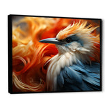 Ethereal Tones Form Abstract Wingspans - Bird Framed Canvas Art