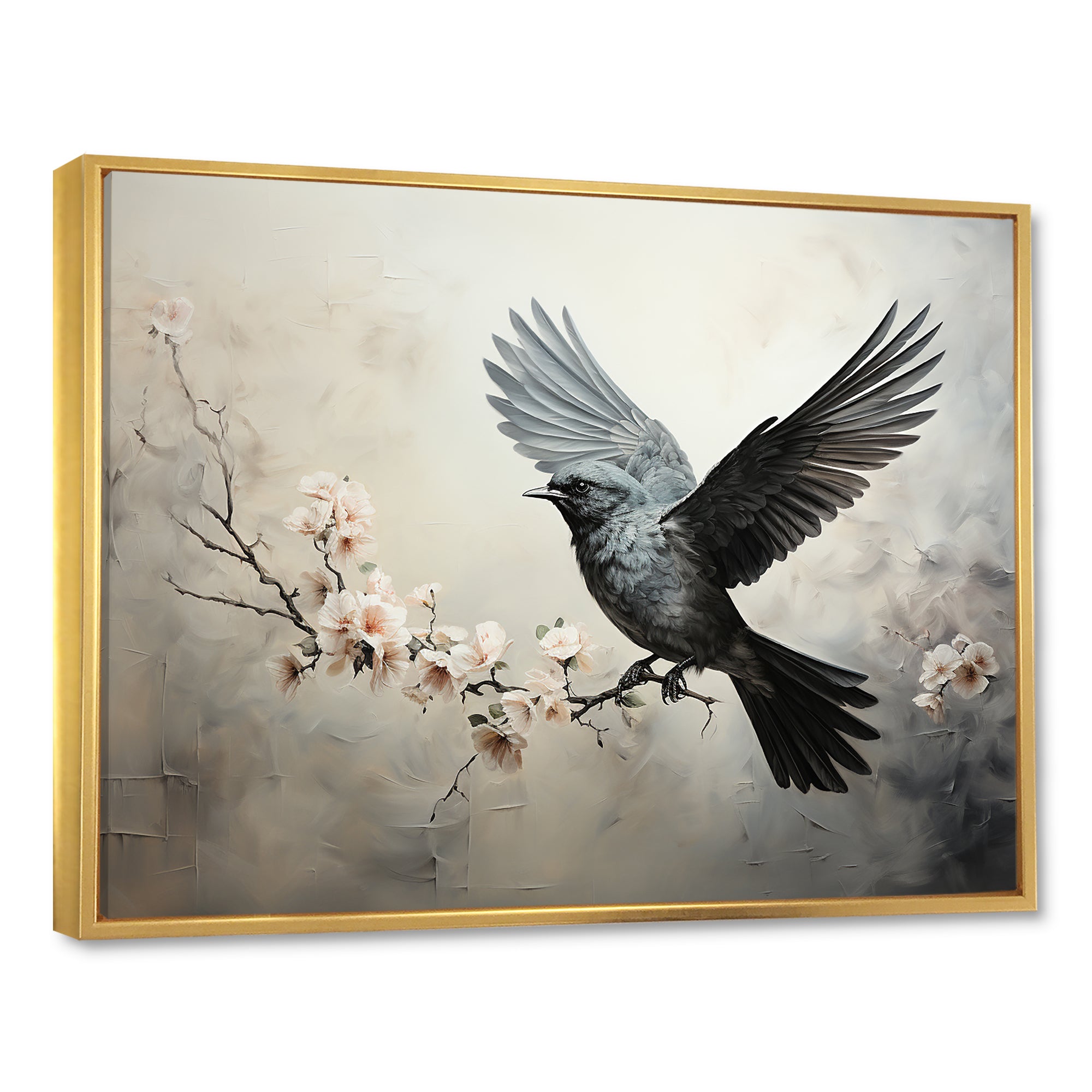 Minimalist Black Flight Of Bird - Bird Wall Art Prints