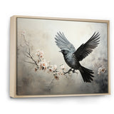 Minimalist Black Flight Of Bird - Bird Wall Art Prints