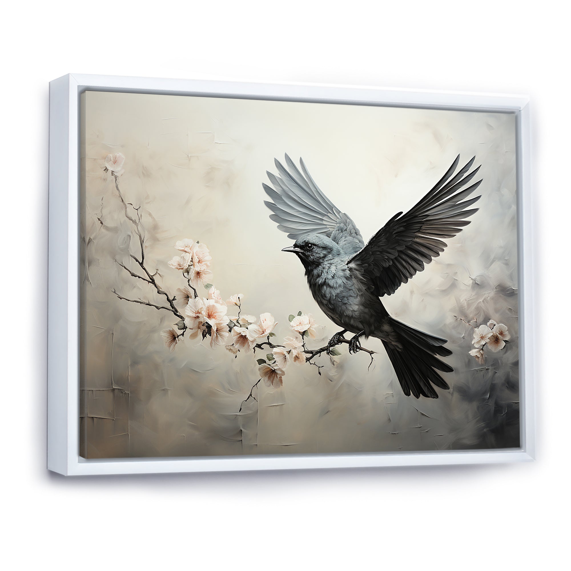 Minimalist Black Flight Of Bird - Bird Wall Art Prints