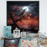 Textured Layers Create Mixed Media Skies - Bird Wall Decor