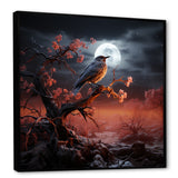 Textured Layers Create Mixed Media Skies - Bird Wall Decor