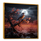 Textured Layers Create Mixed Media Skies - Bird Wall Decor