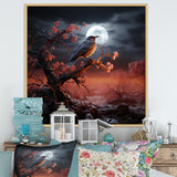 Textured Layers Create Mixed Media Skies - Bird Wall Decor