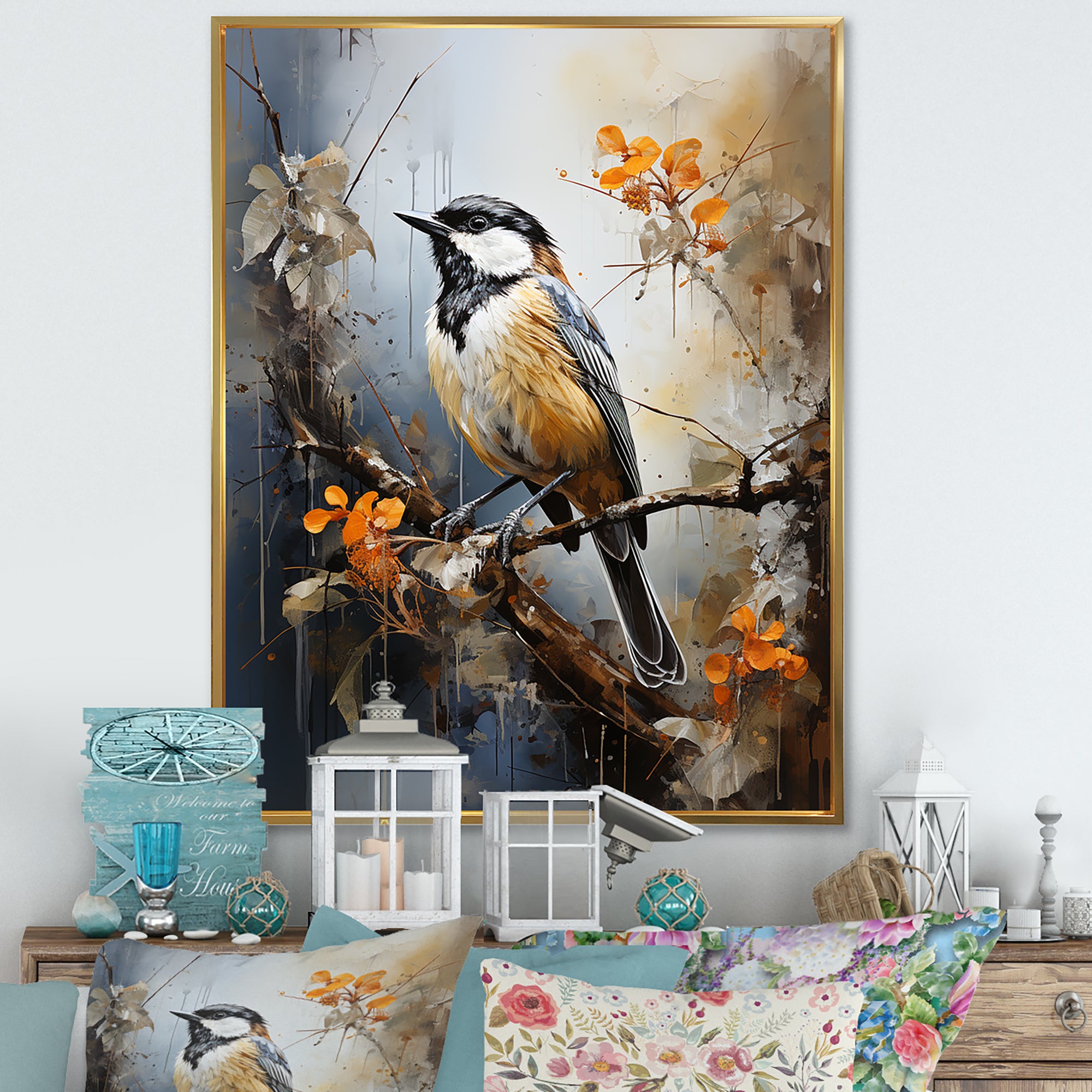 Transcendent Neutrals Portray Birds As Spiritual - Bird Wall Art Prints