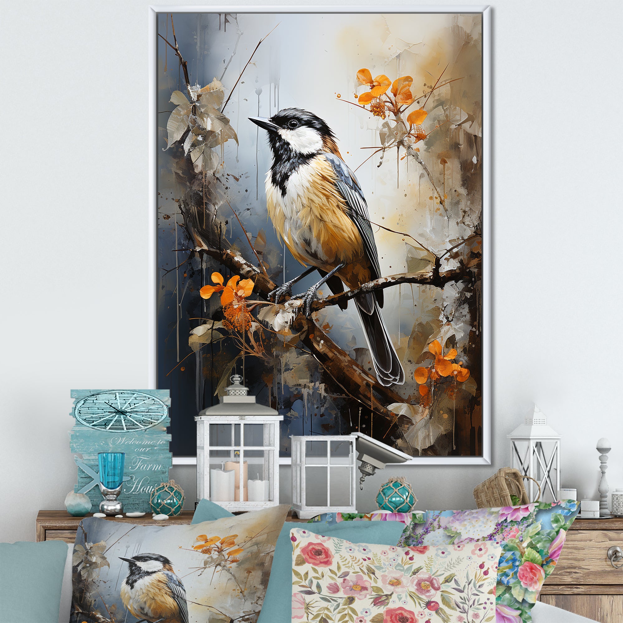 Transcendent Neutrals Portray Birds As Spiritual - Bird Wall Art Prints