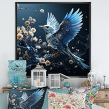 Watery Blues In Capture The Delicate Bird - Bird Home Decor Art