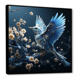 Watery Blues In Capture The Delicate Bird - Bird Home Decor Art