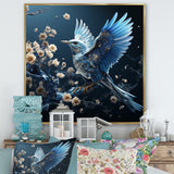 Watery Blues In Capture The Delicate Bird - Bird Home Decor Art