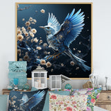 Watery Blues In Capture The Delicate Bird - Bird Home Decor Art