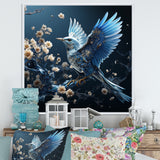 Watery Blues In Capture The Delicate Bird - Bird Home Decor Art