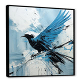 Blue Bird In Mix Of Colors - Bird Bedroom Wall Art