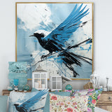 Blue Bird In Mix Of Colors - Bird Bedroom Wall Art