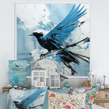 Blue Bird In Mix Of Colors - Bird Bedroom Wall Art
