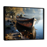 Sailing Charm In The Morning Mist - Boat Sailing Canvas Wall Art
