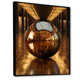 Bronze Bowling Reflections - Bowling Canvas Wall Art
