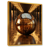 Bronze Bowling Reflections - Bowling Canvas Wall Art