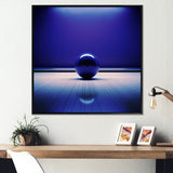 Bowling Indigo Impact - Bowling Canvas Wall Art