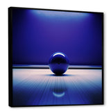 Bowling Indigo Impact - Bowling Canvas Wall Art