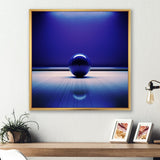 Bowling Indigo Impact - Bowling Canvas Wall Art