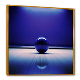 Bowling Indigo Impact - Bowling Canvas Wall Art