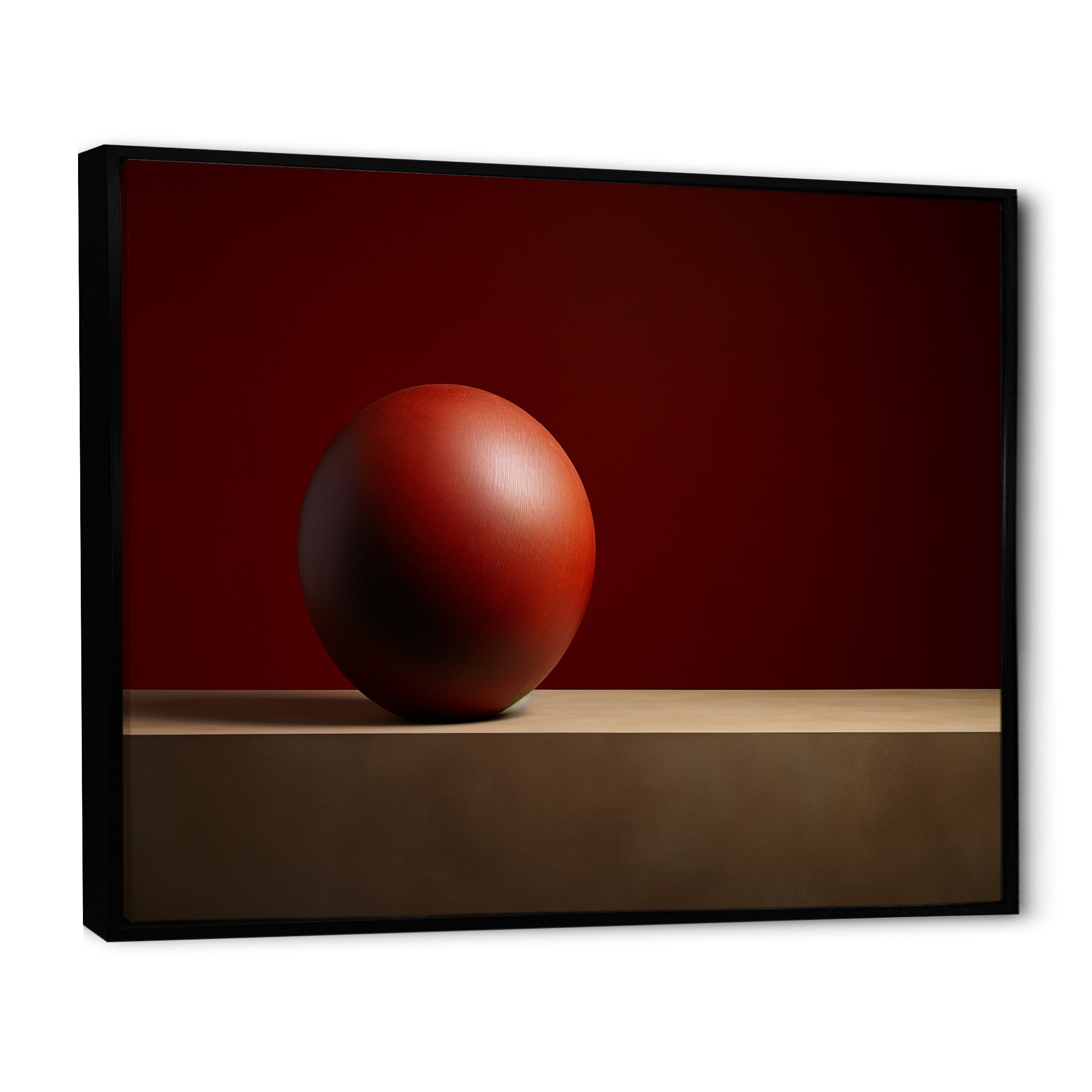 Maroon Momentum Ball - Bowling Canvas Wall Art