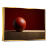 Maroon Momentum Ball - Bowling Canvas Wall Art