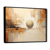 Beige Minimalism Bowling - Bowling Canvas Wall Art