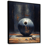 Navy Knockdown - Bowling Canvas Wall Art