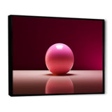 Pink Rose Roll - Bowling Canvas Wall Art