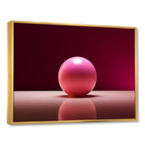 Pink Rose Roll - Bowling Canvas Wall Art