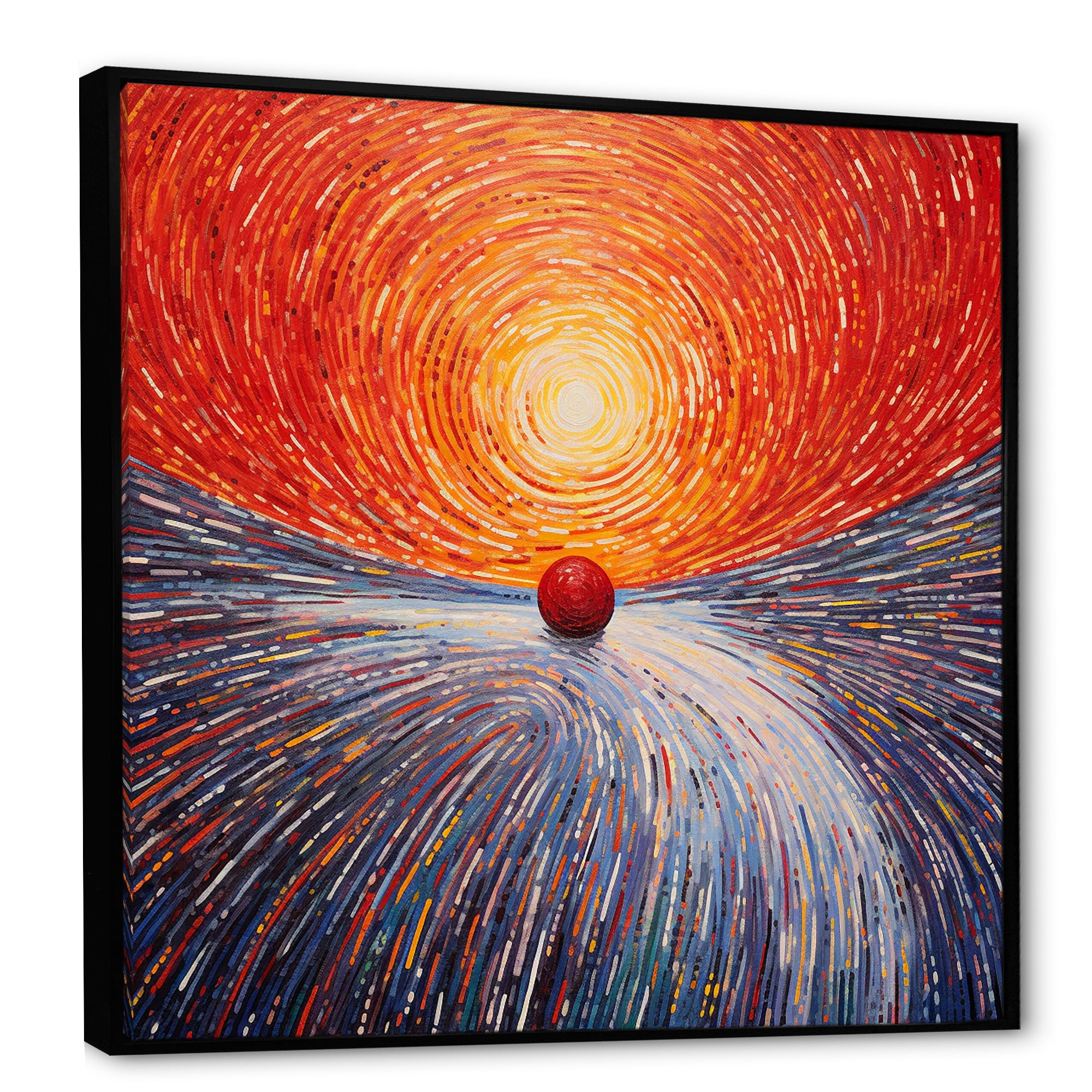Ruby Roll Opposite Magnetic Poles - Bowling Canvas Wall Art