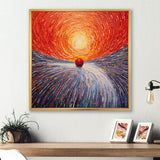 Ruby Roll Opposite Magnetic Poles - Bowling Canvas Wall Art
