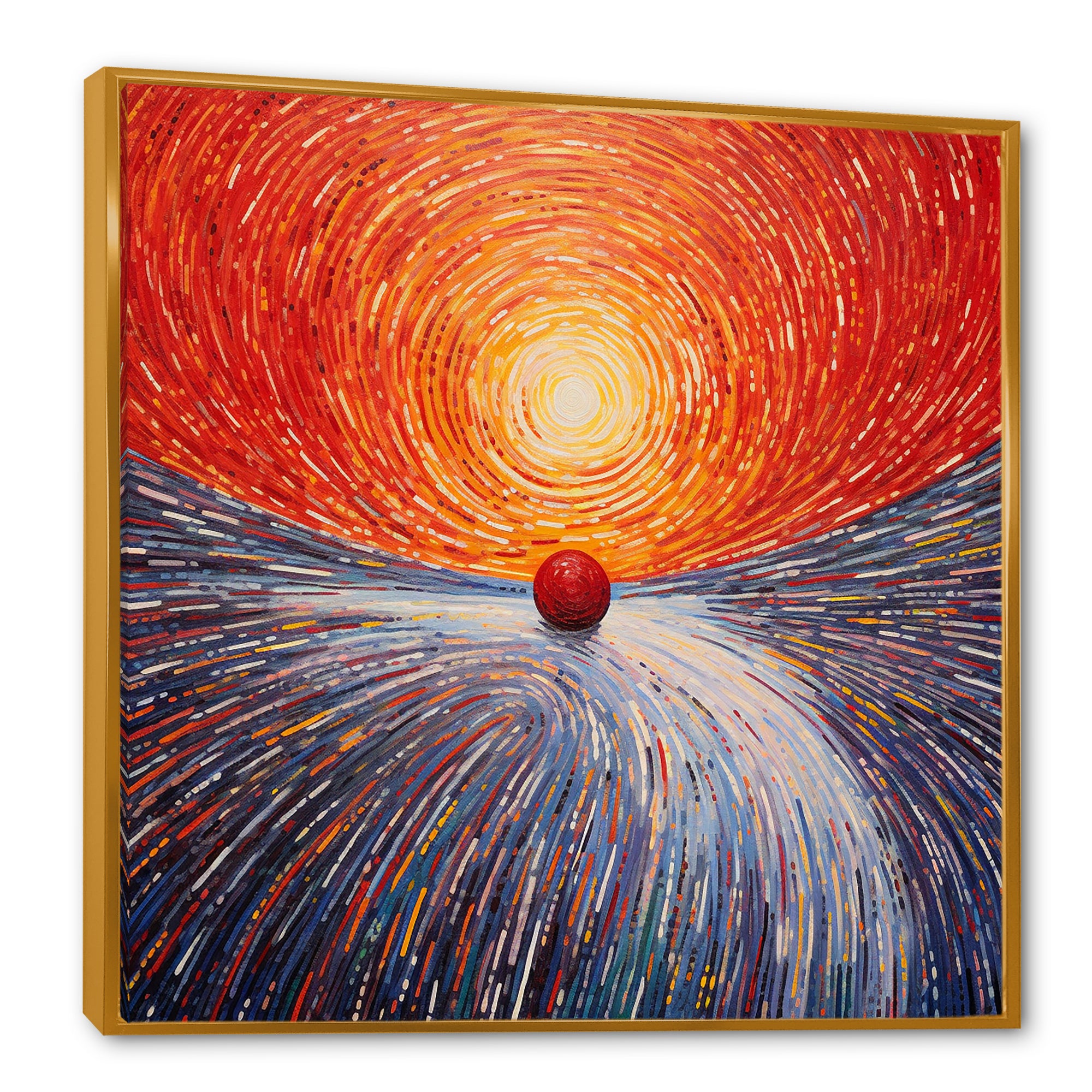 Ruby Roll Opposite Magnetic Poles - Bowling Canvas Wall Art