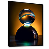 Sapphire Strike Ball Reflection I - Bowling Canvas Wall Art