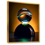 Sapphire Strike Ball Reflection I - Bowling Canvas Wall Art