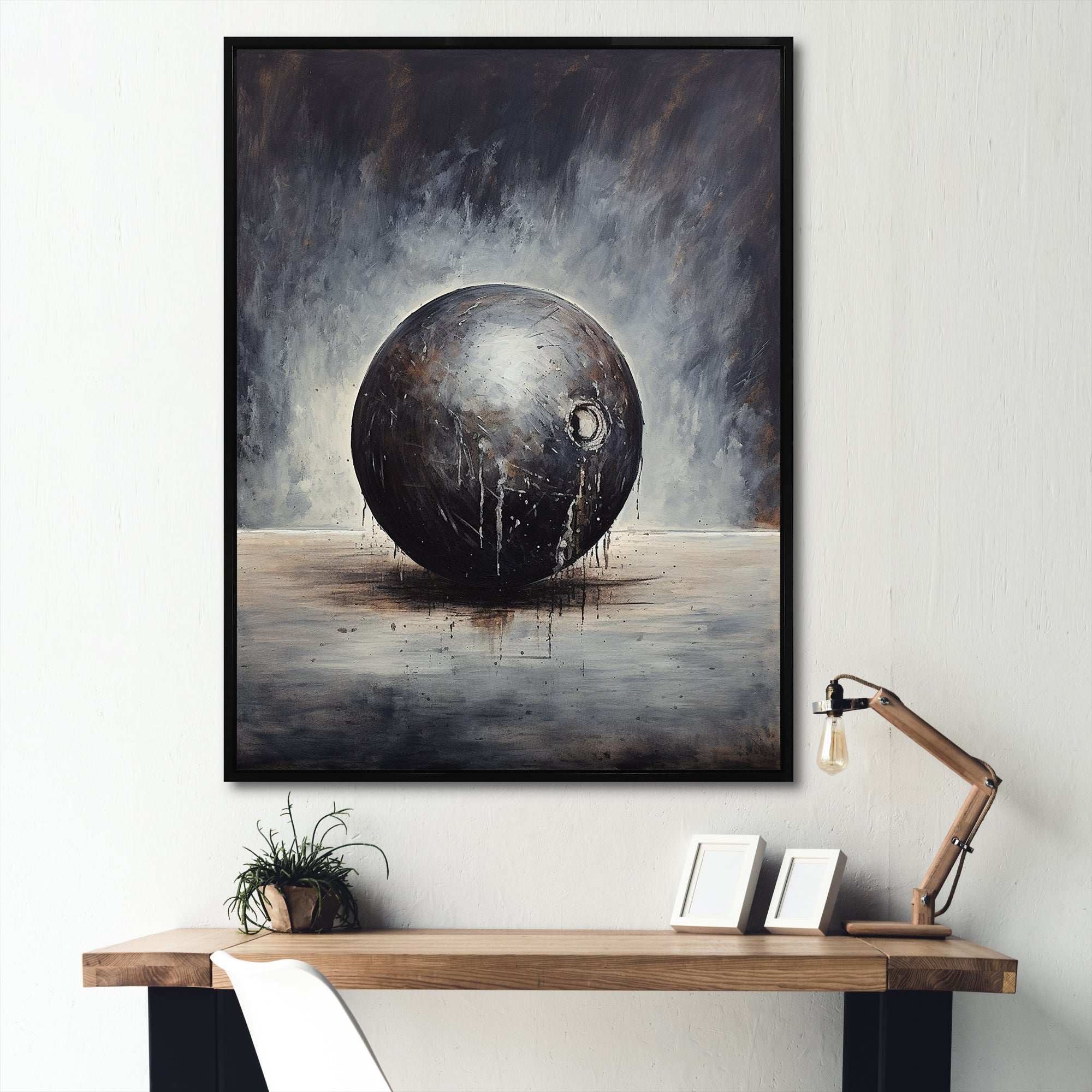 Bowling Slate Strike - Bowling Canvas Wall Art