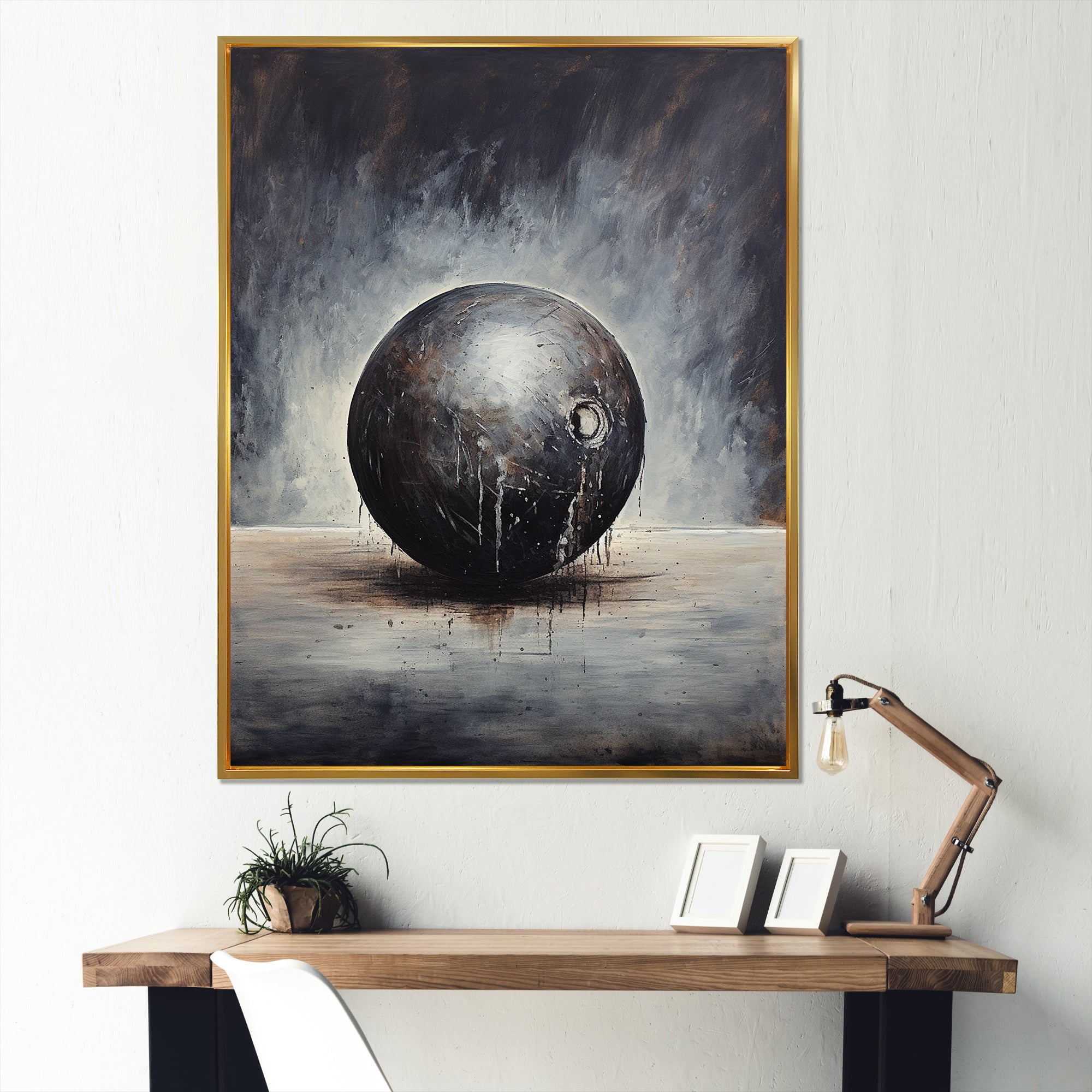 Bowling Slate Strike - Bowling Canvas Wall Art