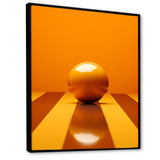 Bowling Tangerine Triumph - Bowling Canvas Wall Art