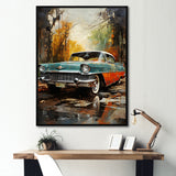 A Symbolism Vintage Car - Car Vintage Canvas Wall Art