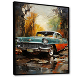 A Symbolism Vintage Car - Car Vintage Canvas Wall Art