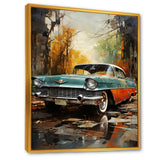 A Symbolism Vintage Car - Car Vintage Canvas Wall Art