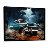 Abstract Car Vintage Vitality - Car Vintage Canvas Wall Art
