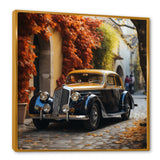 1960s Old Car In England - Car Vintage Canvas Wall Art