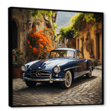 1970s German Car Beauty - Car Vintage Canvas Wall Art