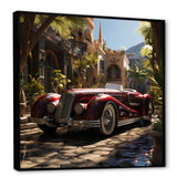Expressionist Vintage Car Spirit - Car Vintage Canvas Wall Art